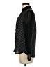 Express 100% Polyester Polka Dots Black Long Sleeve Blouse Size XS - photo 5