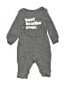Carter's 100% Cotton Graphic Gray Long Sleeve Outfit Size Newborn - photo 1