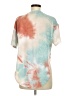 Shein Tie-dye Orange Short Sleeve Top Size 6 - photo 2