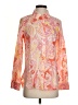 Talbots Paisley Orange Long Sleeve Blouse Size S - photo 1