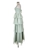 Unbranded 100% Polyester Green Cocktail Dress Size 0 - photo 5
