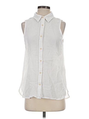 L.L.Bean Sleeveless Button-Down Shirt (view 1)