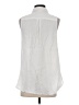 L.L.Bean White Sleeveless Button-Down Shirt Size S - photo 2