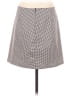 Unbranded 100% Polyester Houndstooth Gray Brown Casual Skirt Size 5 - photo 2