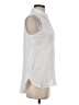 L.L.Bean White Sleeveless Button-Down Shirt Size S - photo 4