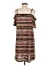 Double D Ranch 100% Polyester Print Brown Casual Dress Size M - photo 2