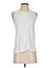 Max Studio White Sleeveless T-Shirt Size XS - photo 1