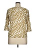 MICHAEL Michael Kors Gold 3/4 Sleeve Blouse Size XL - photo 2