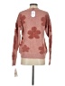 NANETTE Nanette Lepore Floral Pink Pullover Sweater Size S - photo 2