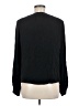 Milly Black Long Sleeve Silk Top Size 6 - photo 2
