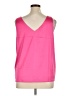 SimpleFun Pink Sleeveless Blouse Size 2X - photo 2