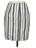 Intermix Stripes Gray Casual Skirt Size P (petite) - photo 2