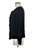 Milly Black Long Sleeve Silk Top Size 6 - photo 5