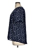 West Kei 100% Polyester Stars Blue Short Sleeve Blouse Size XL - photo 5