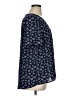 West Kei 100% Polyester Stars Blue Short Sleeve Blouse Size XL - photo 4