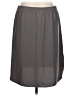 Apt. 9 100% Polyester Solid Gray Casual Skirt Size L - photo 2