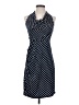En Focus Studio Polka Dots Blue Casual Dress Size 4 - photo 1
