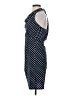 En Focus Studio Polka Dots Blue Casual Dress Size 4 - photo 5
