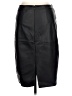 Express 100% Polyurethane Black Faux Leather Skirt Size 10 - photo 2