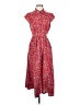 Hayden 100% Polyester Print Red Casual Dress Size S - photo 1
