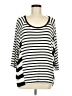 MICHAEL Michael Kors Ivory 3/4 Sleeve Top Size M - photo 1