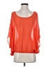 Mono b Orange 3/4 Sleeve Top Size S - photo 1