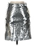 Thirty/Thirty 100% Polyester Metallic Silver Casual Skirt Size S - photo 1