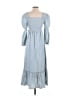 Marigold Blue Casual Dress Size XS - photo 2