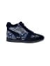True Craft 100% Leather Blue Sneakers Size 7 1/2 - photo 1