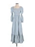 Marigold Blue Casual Dress Size XS - photo 1