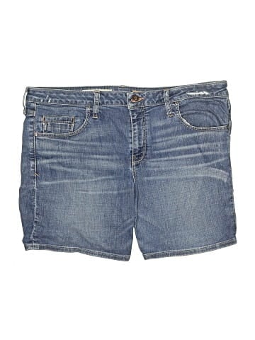 Pilcro and the Letterpress Denim Shorts (view 1)