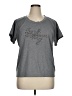 Danskin Gray Short Sleeve T-Shirt Size 14 - photo 1