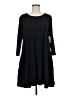 Soho Solid Black Casual Dress Size M - photo 1