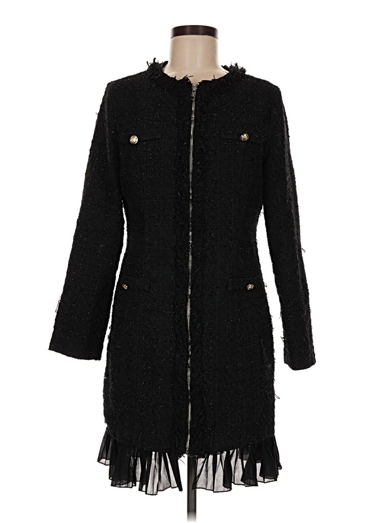 Pre-owned Shein Coat In Black