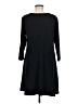 Soho Solid Black Casual Dress Size M - photo 2