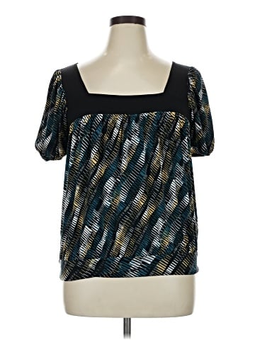 Candie's Short Sleeve Blouse (view 1)