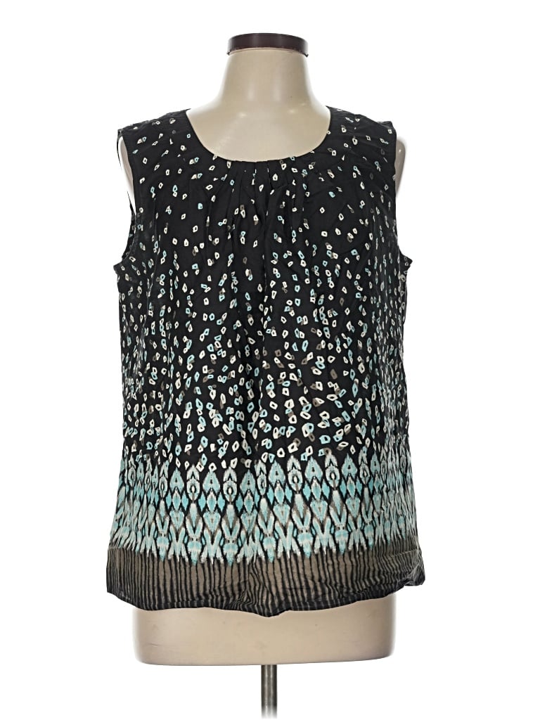 Pre-owned Talbots Outlet Sleeveless Blouse In Teal