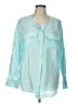Talbots 100% Linen Teal Long Sleeve Blouse Size 12 - photo 1