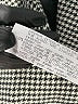 Zara Houndstooth Gray Coat Size M - photo 7