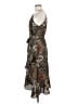 Express 100% Polyester Paisley Gray Casual Dress Size M - photo 5