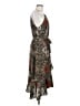 Express 100% Polyester Paisley Gray Casual Dress Size M - photo 4