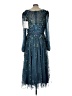Mac Duggal 100% Polyester Stars Blue Cocktail Dress Size 10 - photo 2