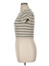 Jo & Co Stripes Tan Short Sleeve Turtleneck Size XL - photo 5