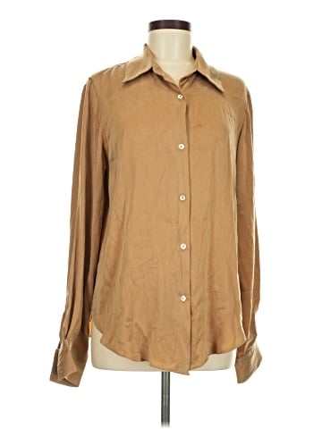 Olivaceous Long Sleeve Blouse (view 1)