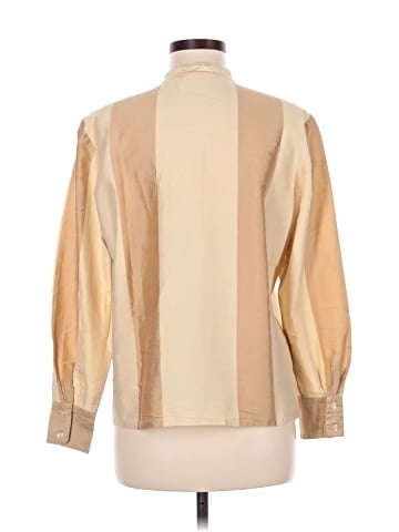 Lizsport Long Sleeve Silk Top (view 2)