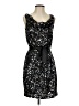 Bisou Bisou 100% Polyester Stars Black Cocktail Dress Size 4 - photo 1