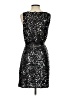 Bisou Bisou 100% Polyester Stars Black Cocktail Dress Size 4 - photo 2
