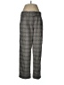 Massimo Dutti 100% Polyester Plaid Gray Dress Pants Size 8 - photo 1