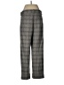 Massimo Dutti 100% Polyester Plaid Gray Dress Pants Size 8 - photo 2