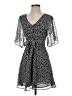 ALLSAINTS 100% Polyester Polka Dots Black Casual Dress Size 0 - photo 1